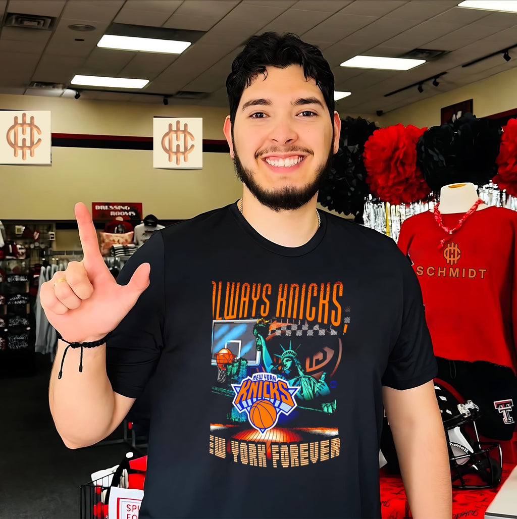 Always Knicks New York Knicks Forever logo graphic shirt
