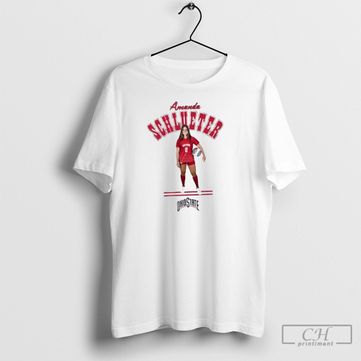 Amanda Schlueter Ohio State Illustrated Shirt Tee