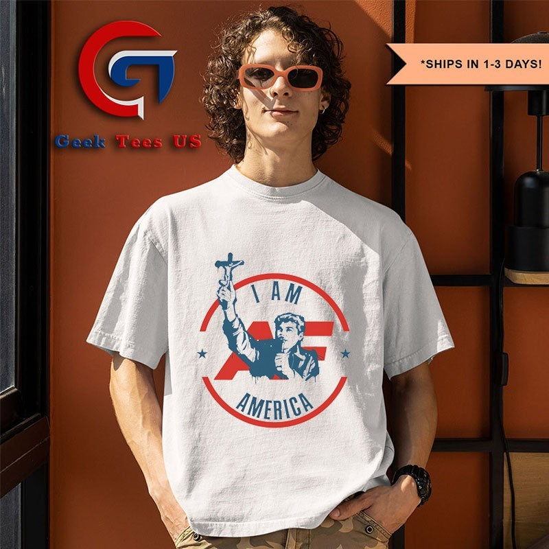 America First Crucifix shirt