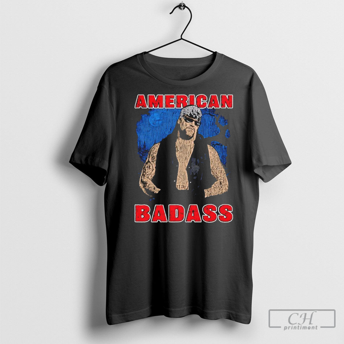 American Badass Wwf Vintage Shirt Sweater