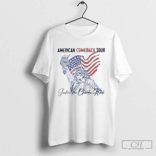 American Comeback Tour Justice For Charlie Kirk Shirt Sweater