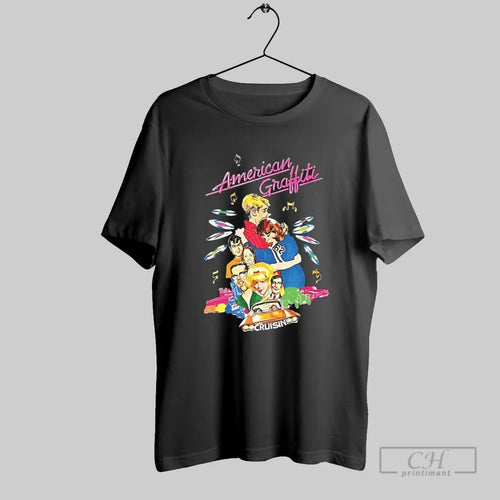American Graffiti Cruising Movie T Shirt