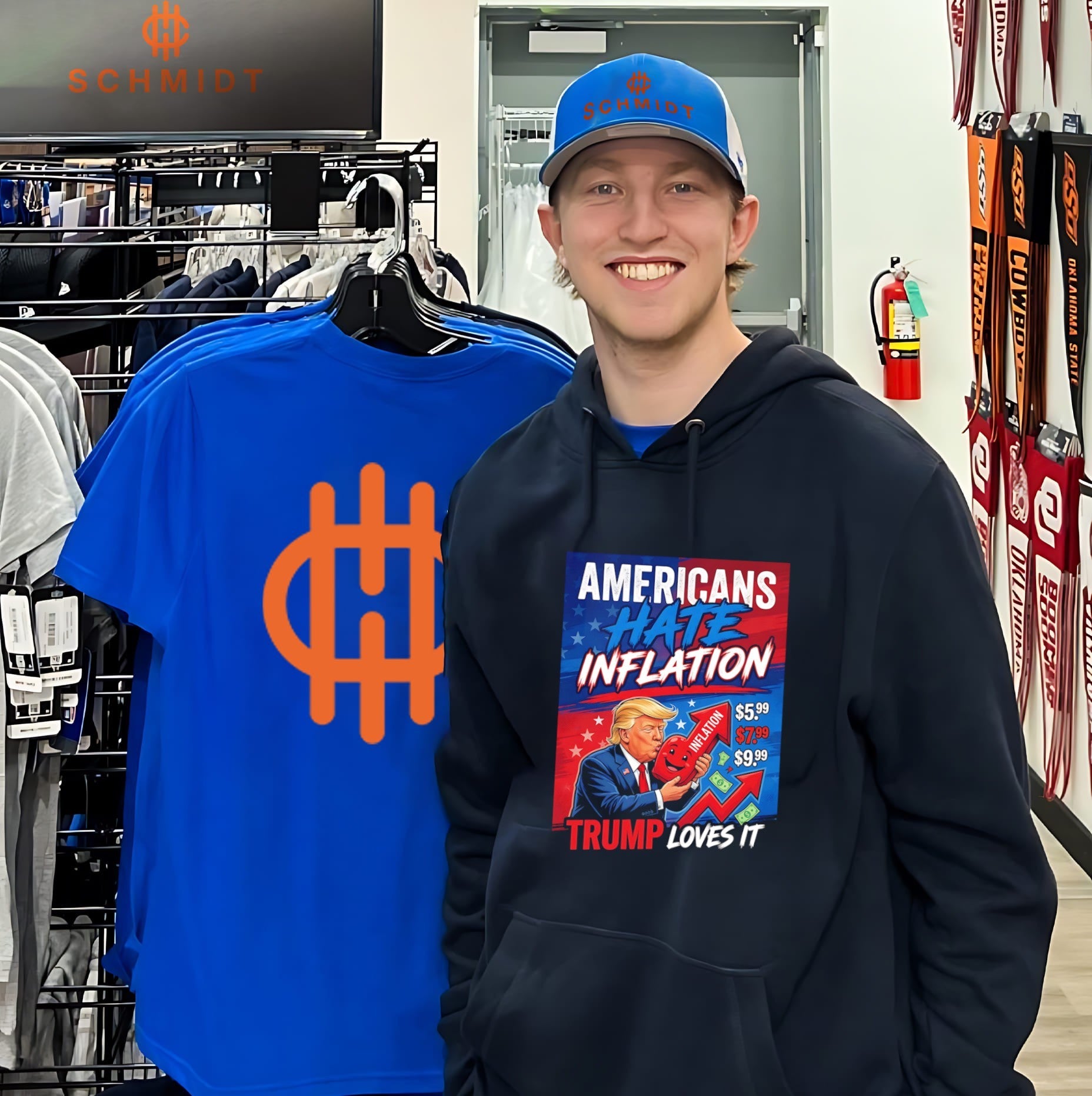 Americans hate inflation Trump loves it graphic shirt