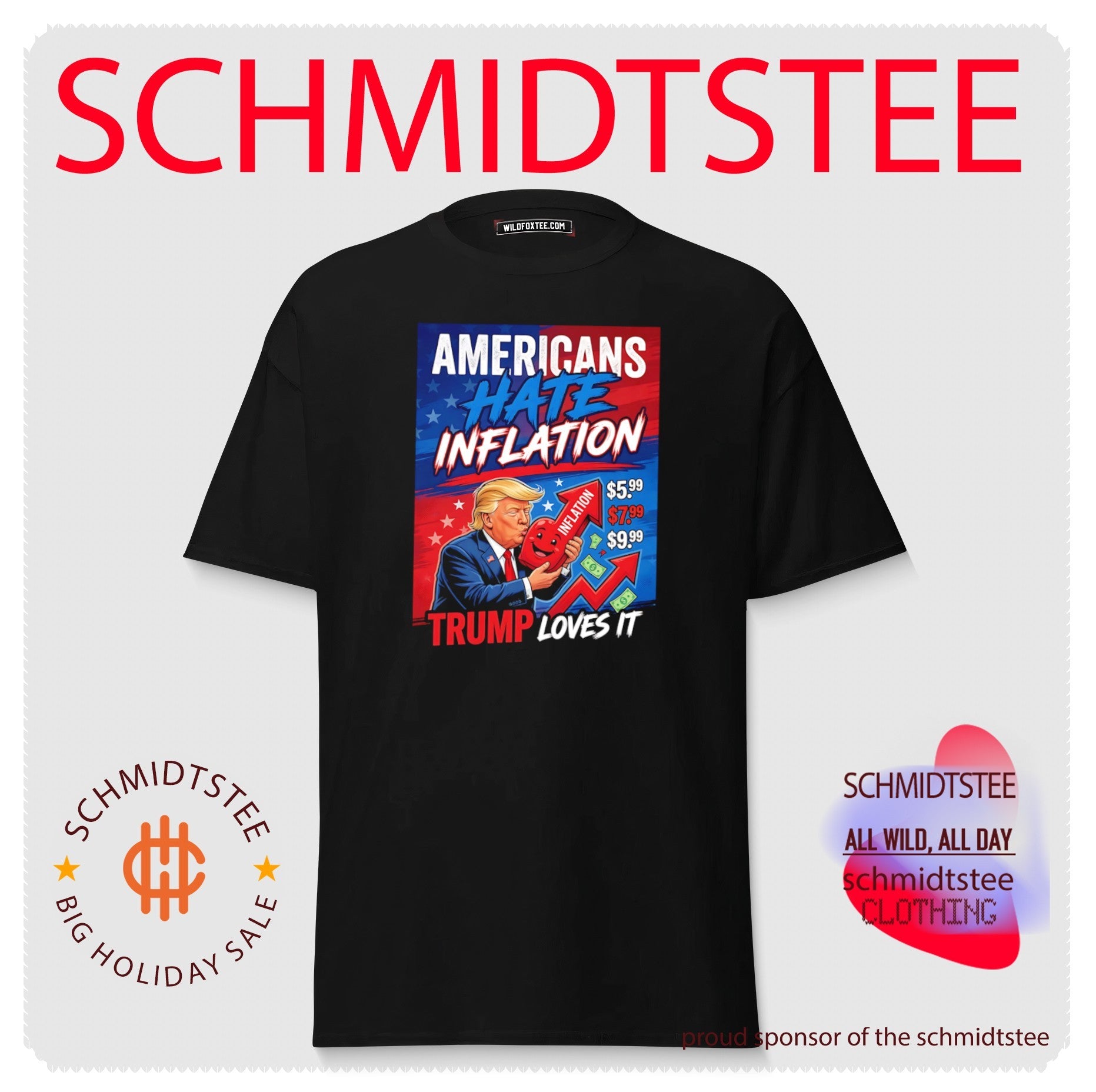 Americans hate inflation Trump loves it graphic shirt