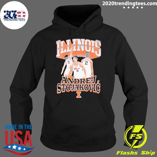 Andrej Stojakovic Illinois Fighting Illini Men’s Basketball Vintage Shirt