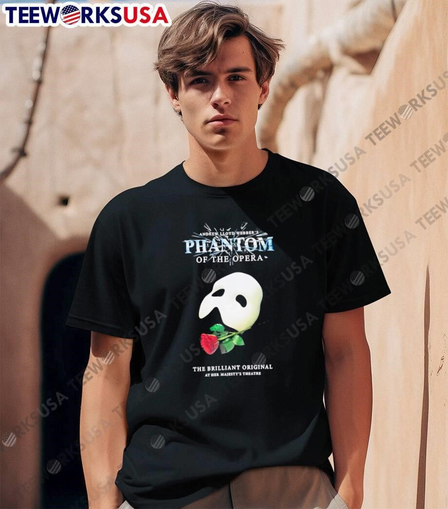 Andrew Lloyd Webber The Brilliant Original at Her Majesty’s Theatre Phantom shirt