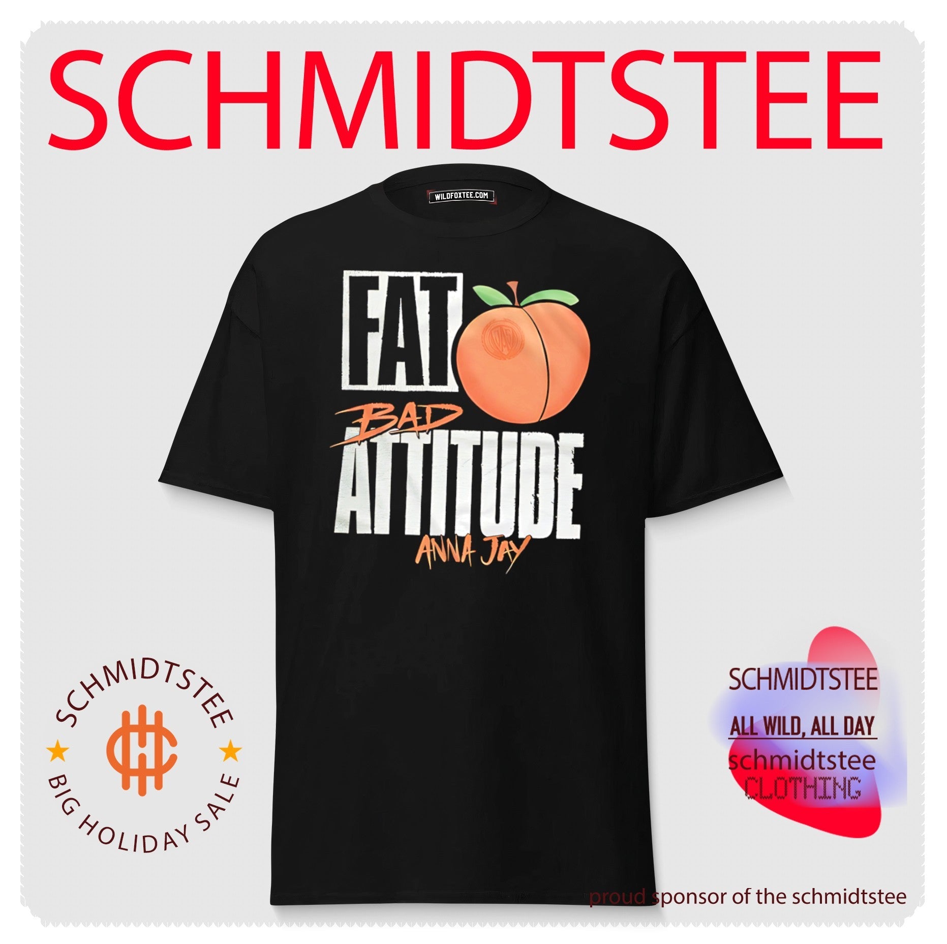 Anna Jay fat bad attitude shirt