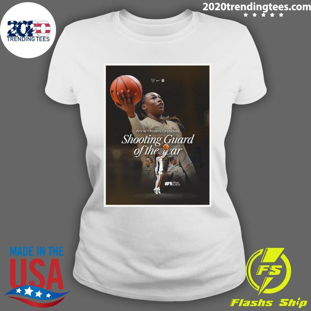 Anne Meyers Drysdale Shooting Guard Of The Year #1 Mikayla Blakes Shirt