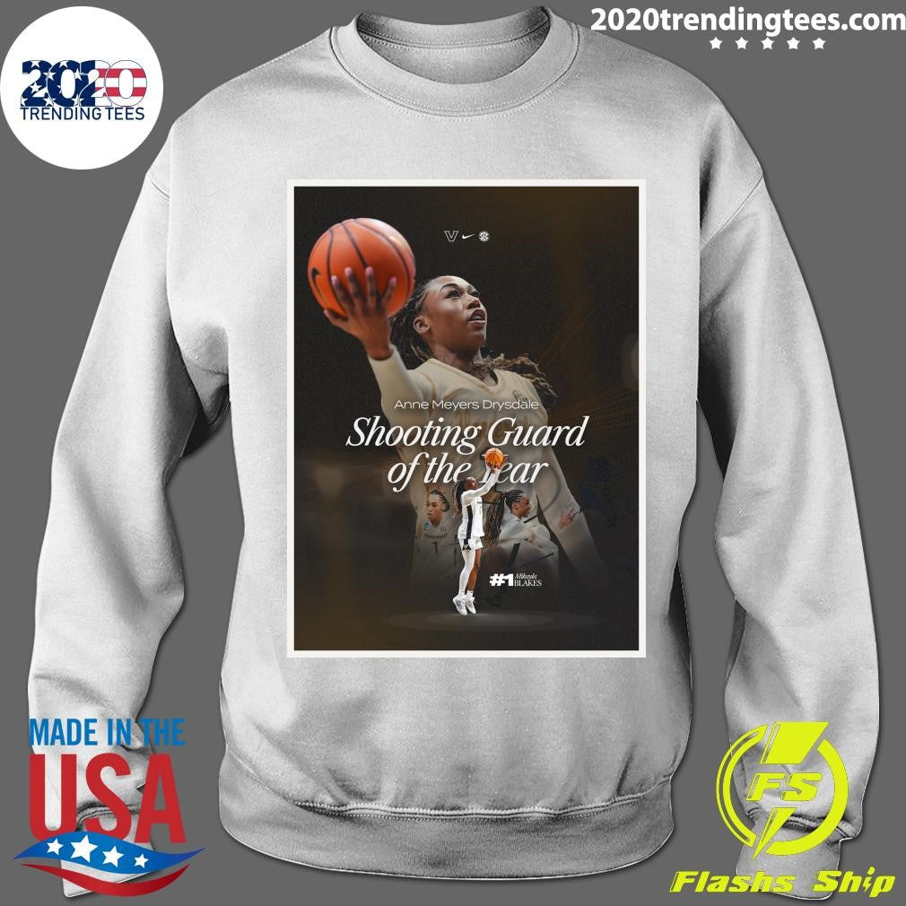 Anne Meyers Drysdale Shooting Guard Of The Year #1 Mikayla Blakes Shirt