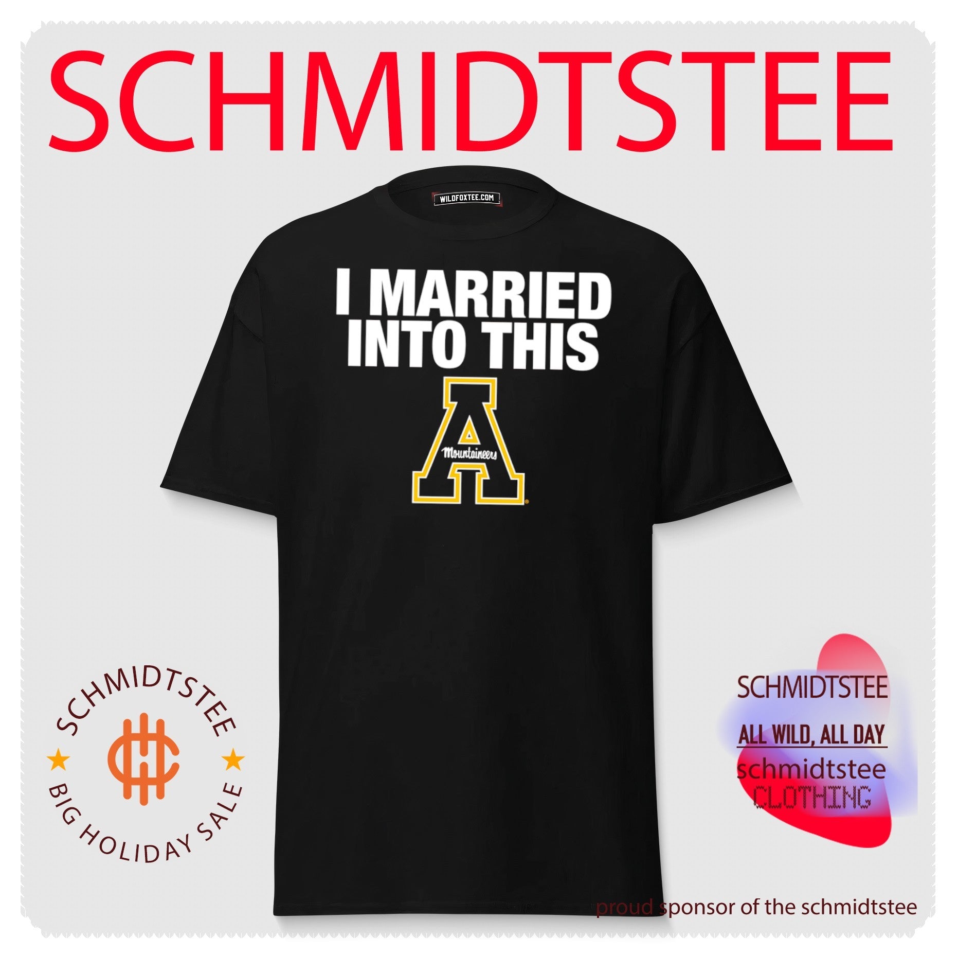 Appalachian State Mountaineers I Married Into This shirt