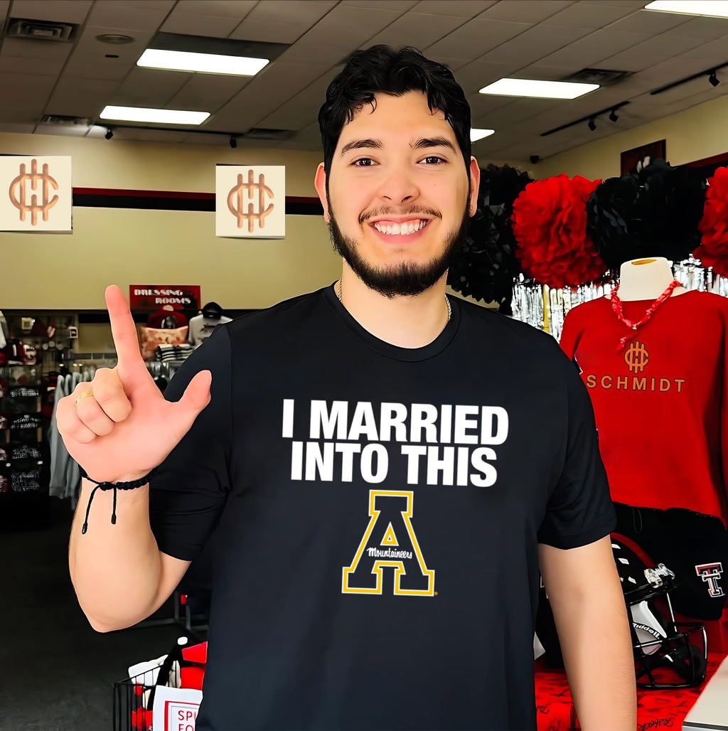 Appalachian State Mountaineers I Married Into This shirt