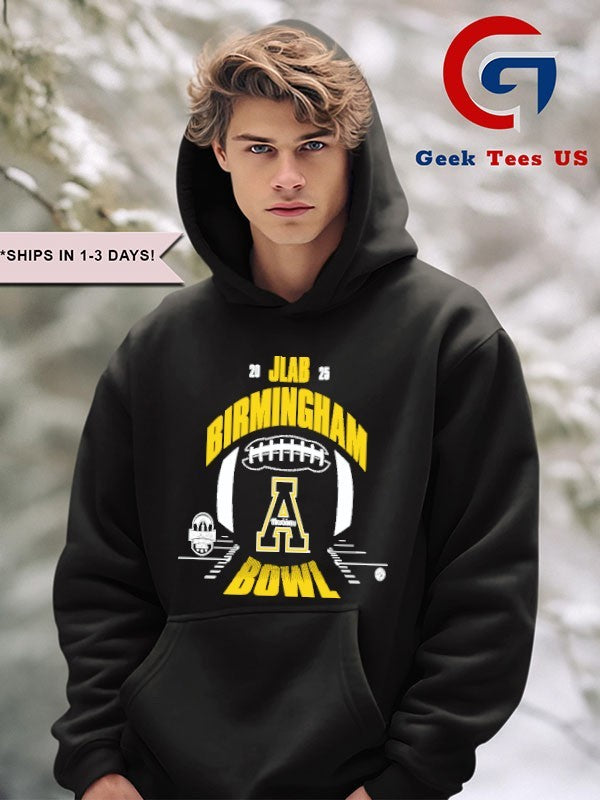 Appalachian State Mountaineers JLAB Birmingham Bowl 2025 T-shirt