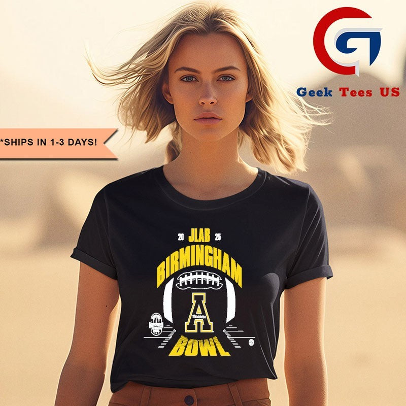 Appalachian State Mountaineers JLAB Birmingham Bowl 2025 T-shirt