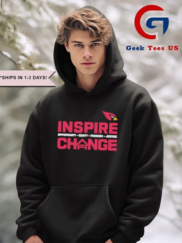 Arizona Cardinals 2025-26 Inspire Change Freedom Justice shirt