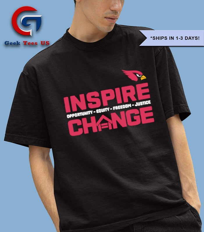 Arizona Cardinals 2025-26 Inspire Change Freedom Justice shirt
