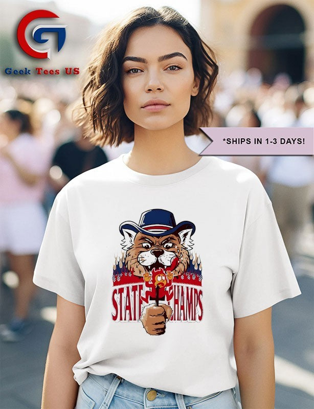 Arizona State Sun Devils State Champs mascot shirt