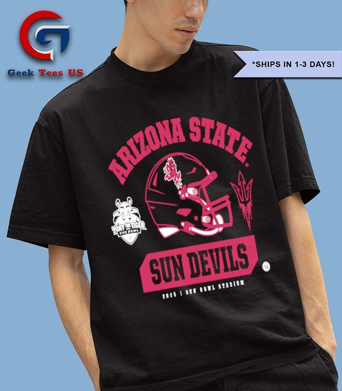 Arizona State Sun Devils Tony the Tiger Sun Bowl 2025 T-shirt
