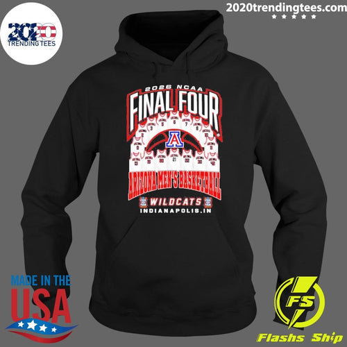 Arizona Wildcats Men’s Basketball 2026 Ncaa Final Four Indianapolis Shirt