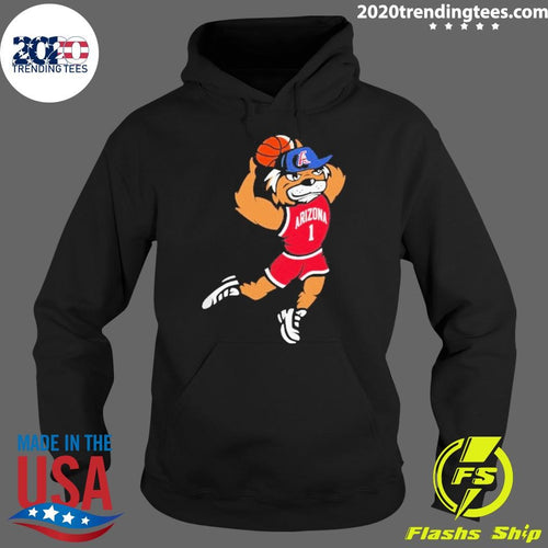 Arizona Wildcats Men’s Basketball Dunk Mascot Shirt