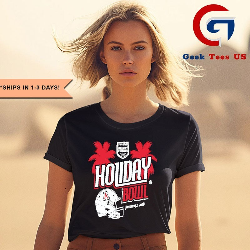 Arizona Wildcats Trust & Will Holiday Bowl 2026 helmet T-shirt