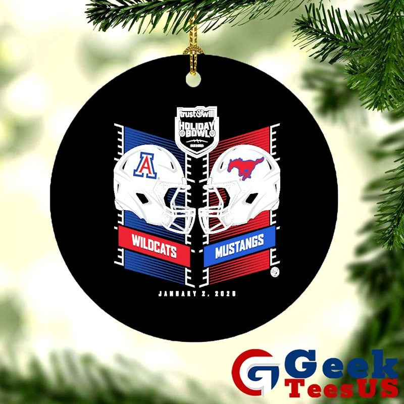 Arizona Wildcats vs SMU Mustangs Trust & Will Holiday Bowl 2026 H2H T-shirt