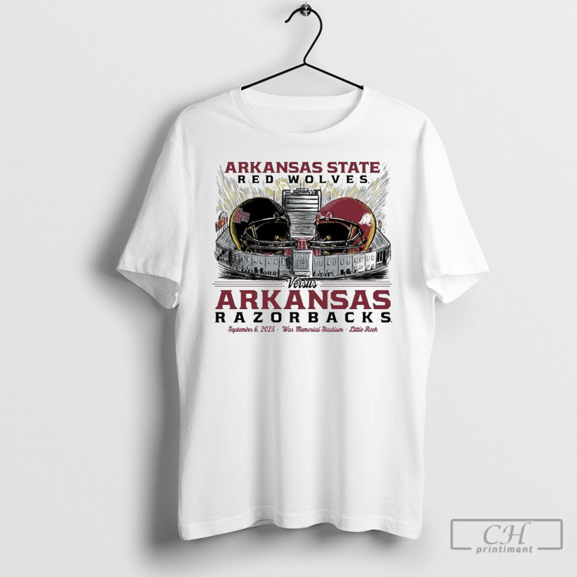 Arkansas State Red Wolves Vs Arkansas Razorbacks September 6 War Memorial Stadium Game Day 2025