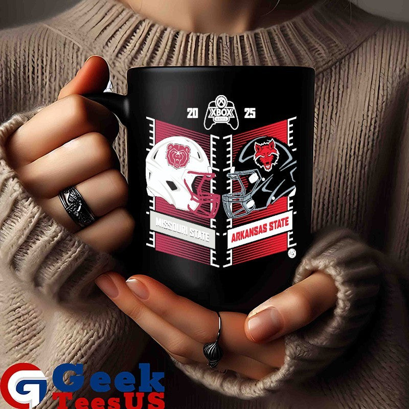 Arkansas State Red Wolves vs Missouri State Bears 2025 Xbox Bowl h2h T-shirt