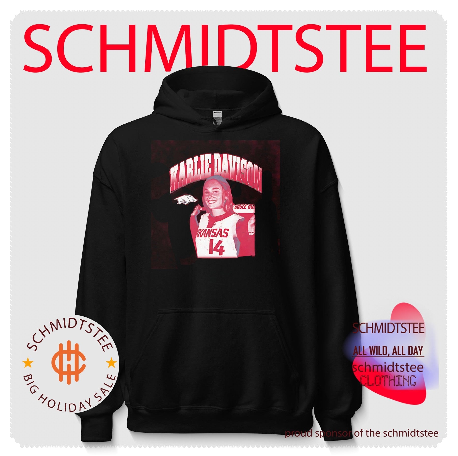 Arkansas softball Karlie Davison portrait shirt