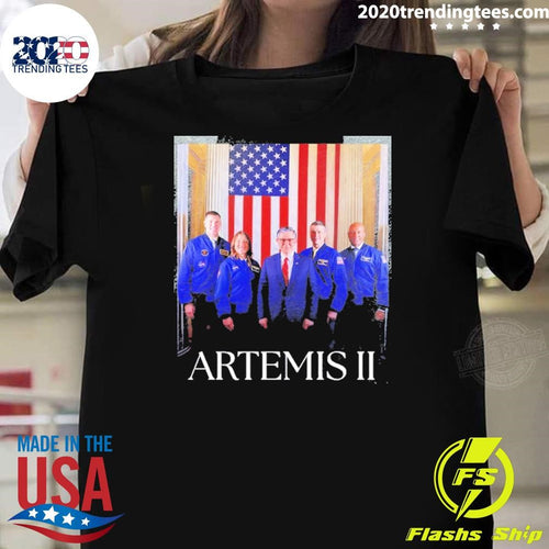 Artemis Ii Team Photo Shirt