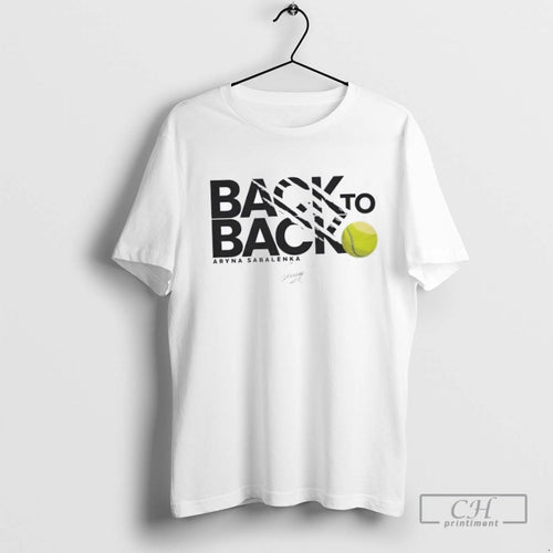 Aryna Sabalenka Back To Back Solid Signature