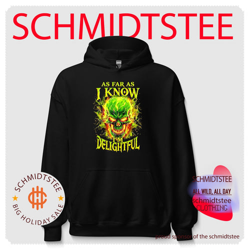 As far as I know I’m delightful skull illustration shirt