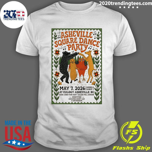 Asheville Square Dance Party May 7 2026 Eulogy Asheville NC Shirt