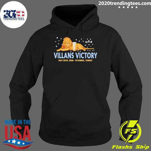 Aston Villa Football Club Victory May 20th 2026 Istanbul Turkey Shirt
