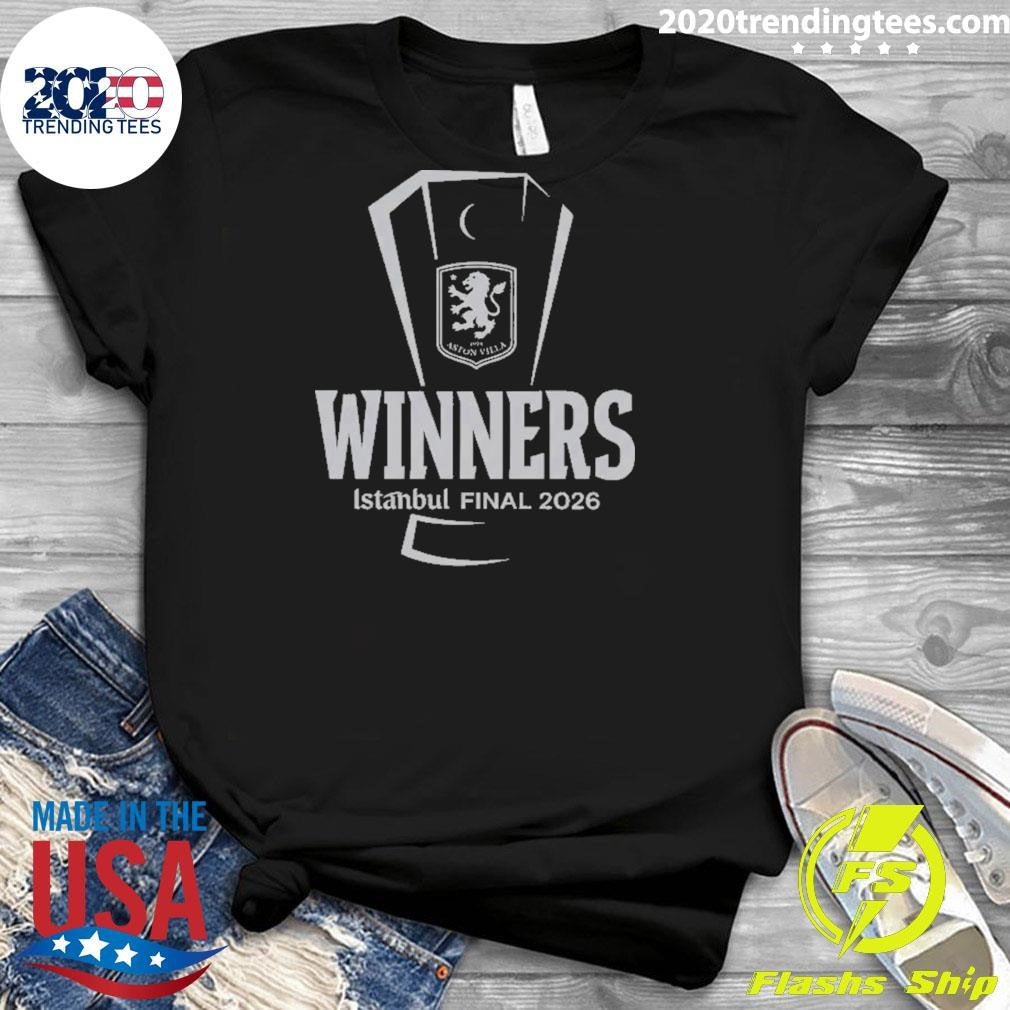 Aston Villa Uefa Europa League Istanbul Final 2026 Winners Shirt