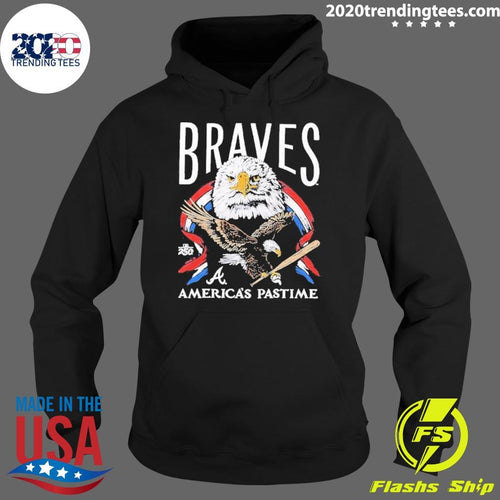 Atlanta Braves America’s Pastime 250th Celebration Bald Eagle Shirt