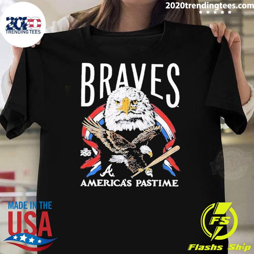 Atlanta Braves America’s Pastime 250th Celebration Bald Eagle Shirt