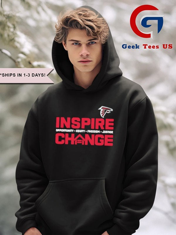 Atlanta Falcons 2025-26 Inspire Change Freedom Justice shirt