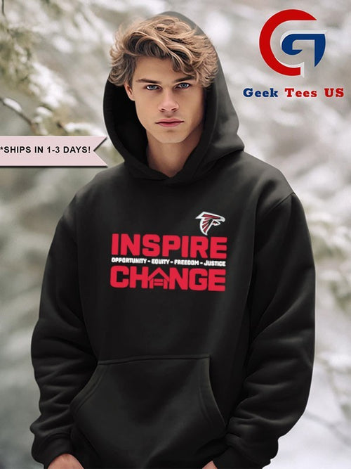 Atlanta Falcons 2025-26 Inspire Change Freedom Justice shirt