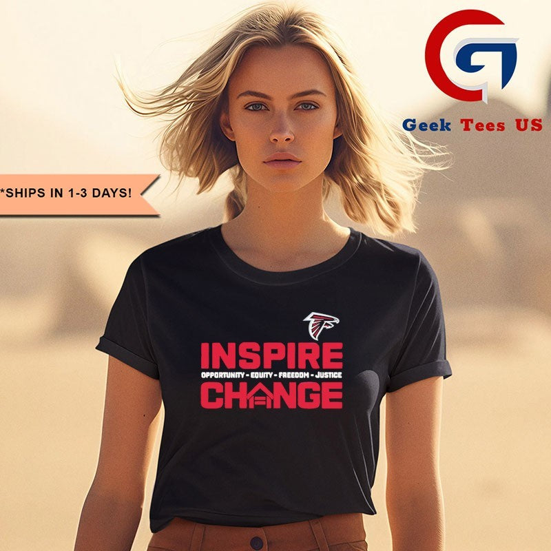Atlanta Falcons 2025-26 Inspire Change Freedom Justice shirt