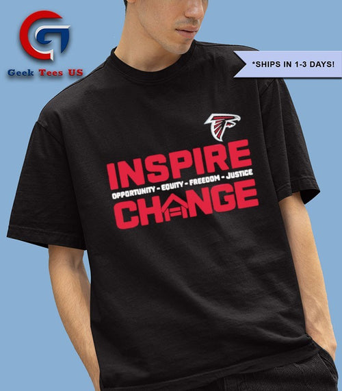 Atlanta Falcons 2025-26 Inspire Change Freedom Justice shirt
