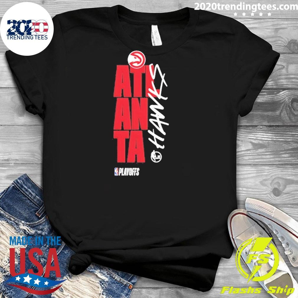 Atlanta Hawks Basketball 2026 Playoff Black Shirt