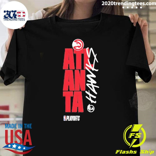 Atlanta Hawks Basketball 2026 Playoff Black Shirt