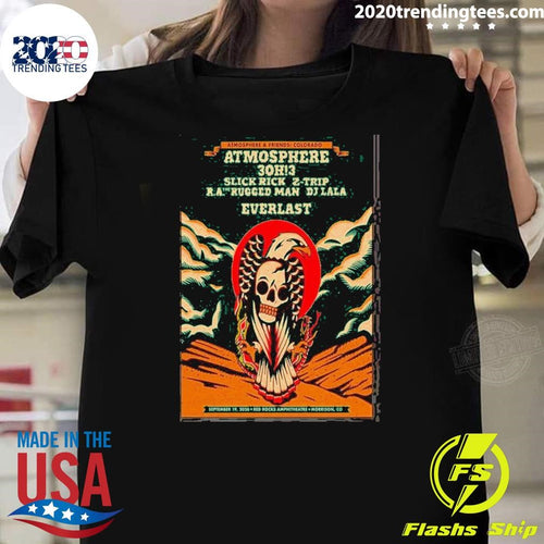 Atmosphere Red Rocks Amphitheatre Morrison CO Sept 19 2026 Poster Shirt