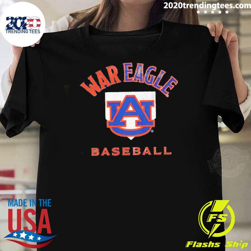 Auburn Tigers Baseball Home Plate Shirt