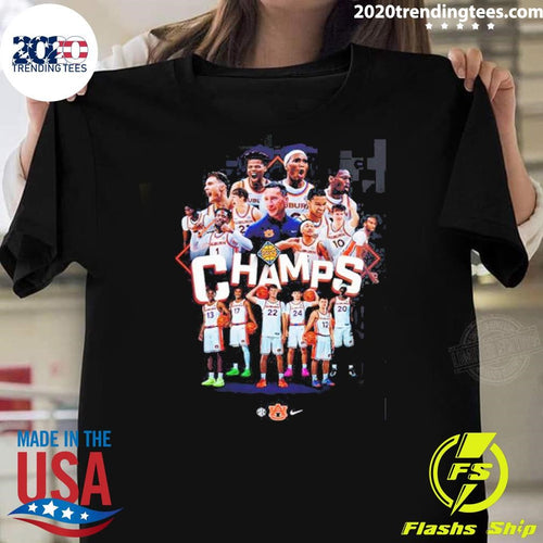 Auburn Tigers Men’s Basketball 2026 NIT Champions Team Members Shirt