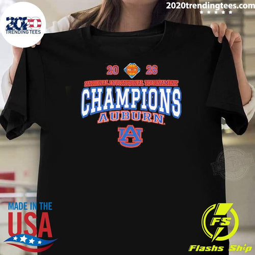 Auburn Tigers National Invitation Tournament Champions 2026 Shirt