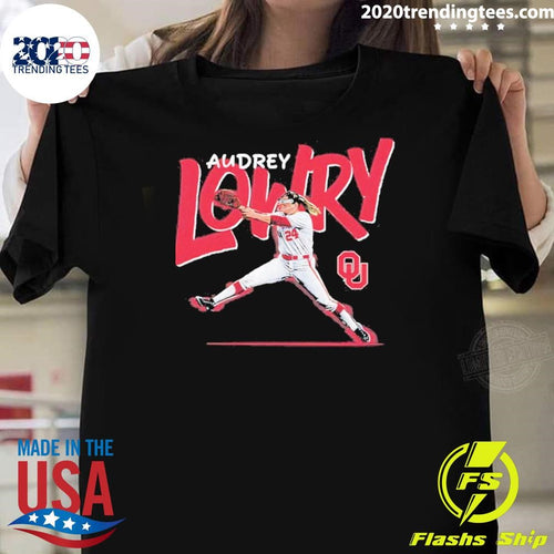 Audrey Lowry Oklahoma Sooners Softball Player Graphic Shirt