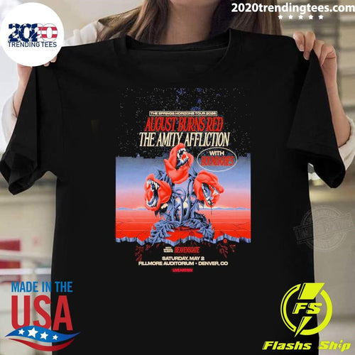 August Burns Red Fillmore Auditorium In Denver CO May 2 2026 Shirt