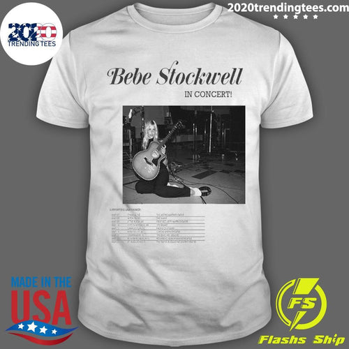 Awesome Bebe Stockwell World Tour 2026 Poster Shirt
