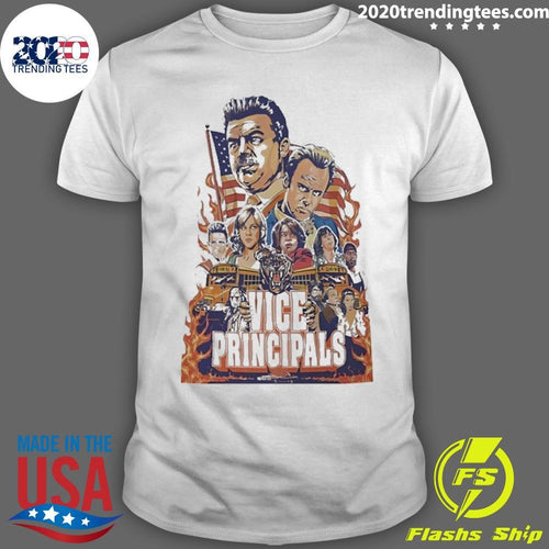 Awesome Vice Principals Schoolbus Burnout Graphic Shirt